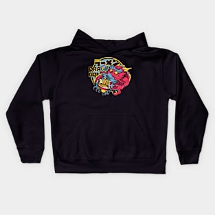 Ramen Eating Dragon Japanese Art Kids Hoodie